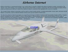 Tablet Screenshot of airborneinternet.com